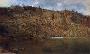 Homer Dodge Martin The Iron Mine,Port Henry oil painting on canvas